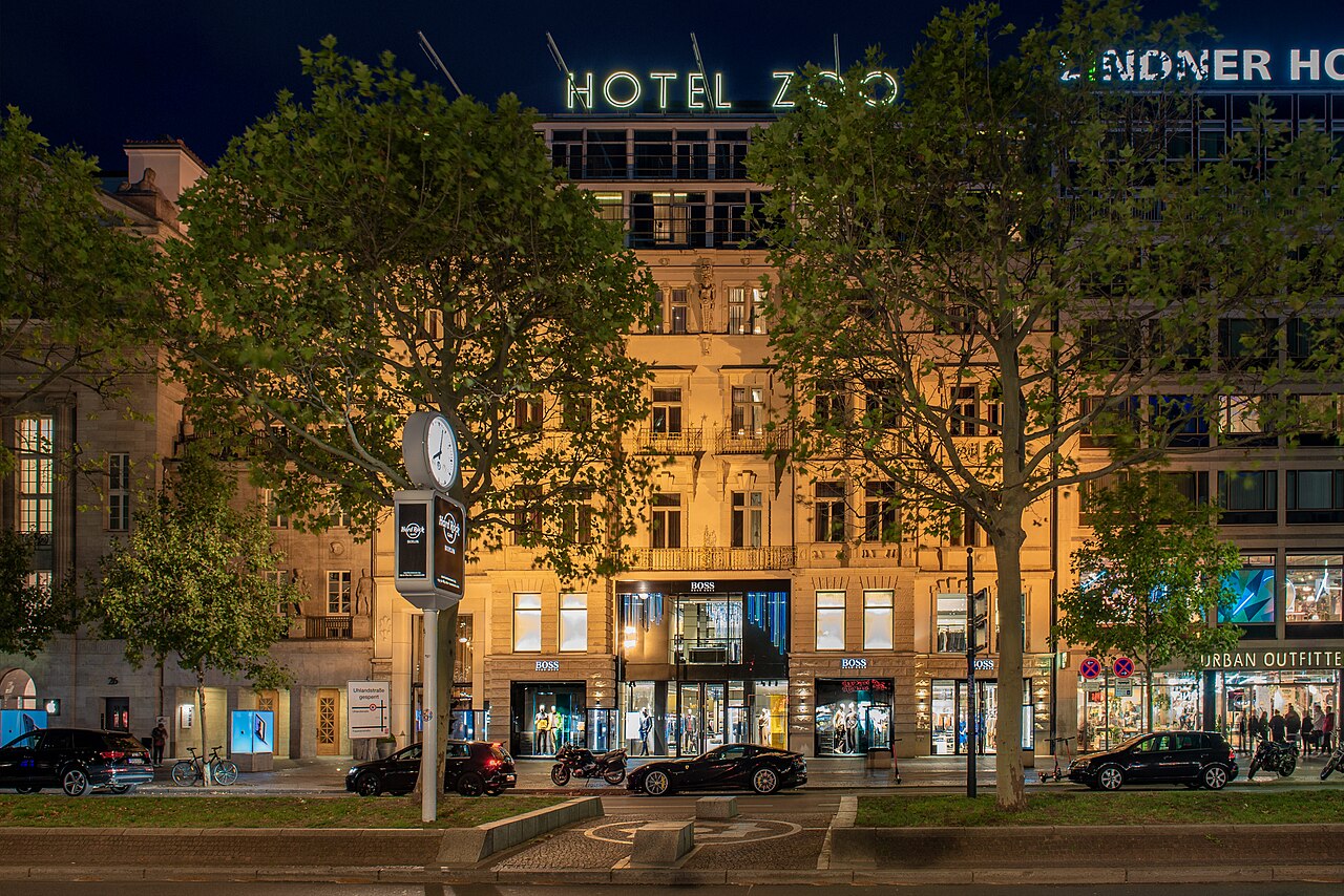 Facade of Hotel Zoo Berlin on Kurfurstendamm