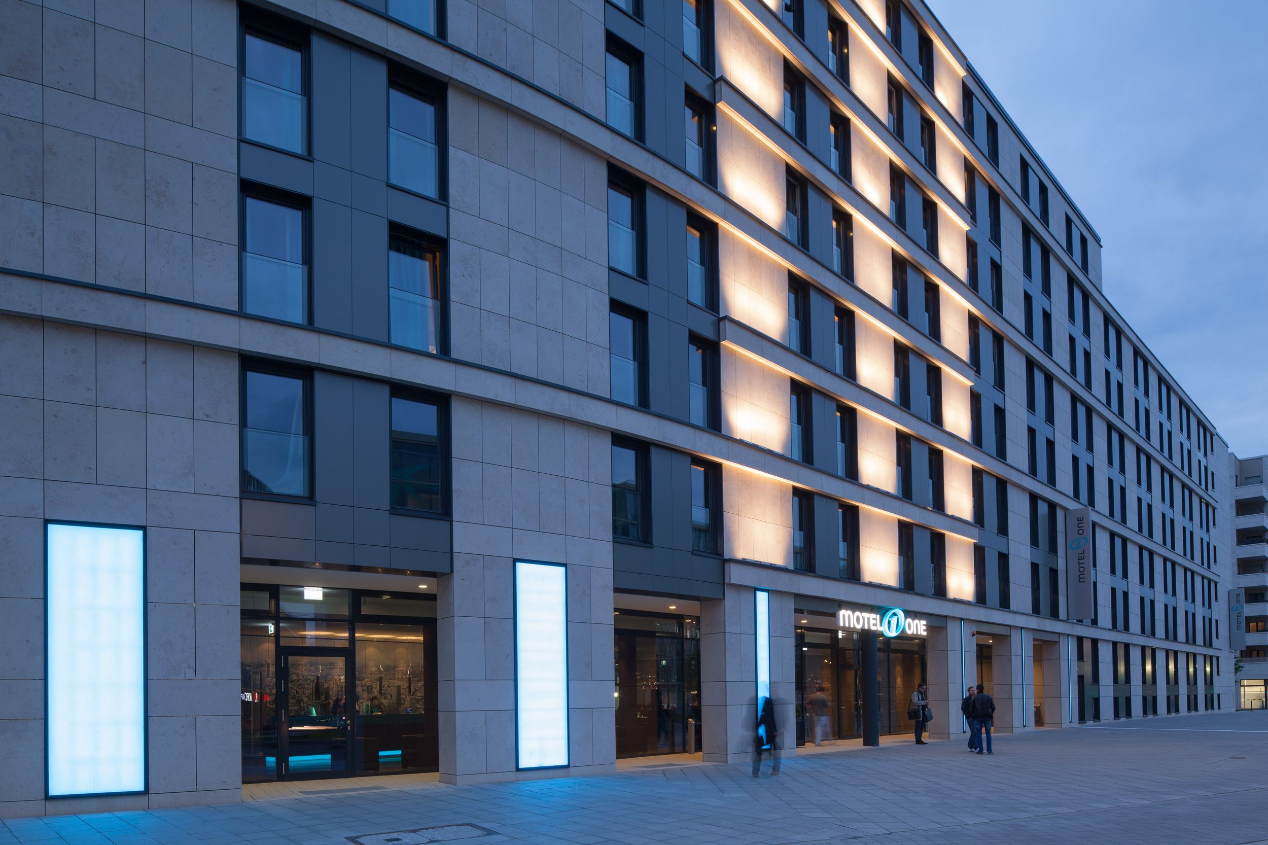 Exterior of Motel One Frankfurt Messe on Europa-Allee
