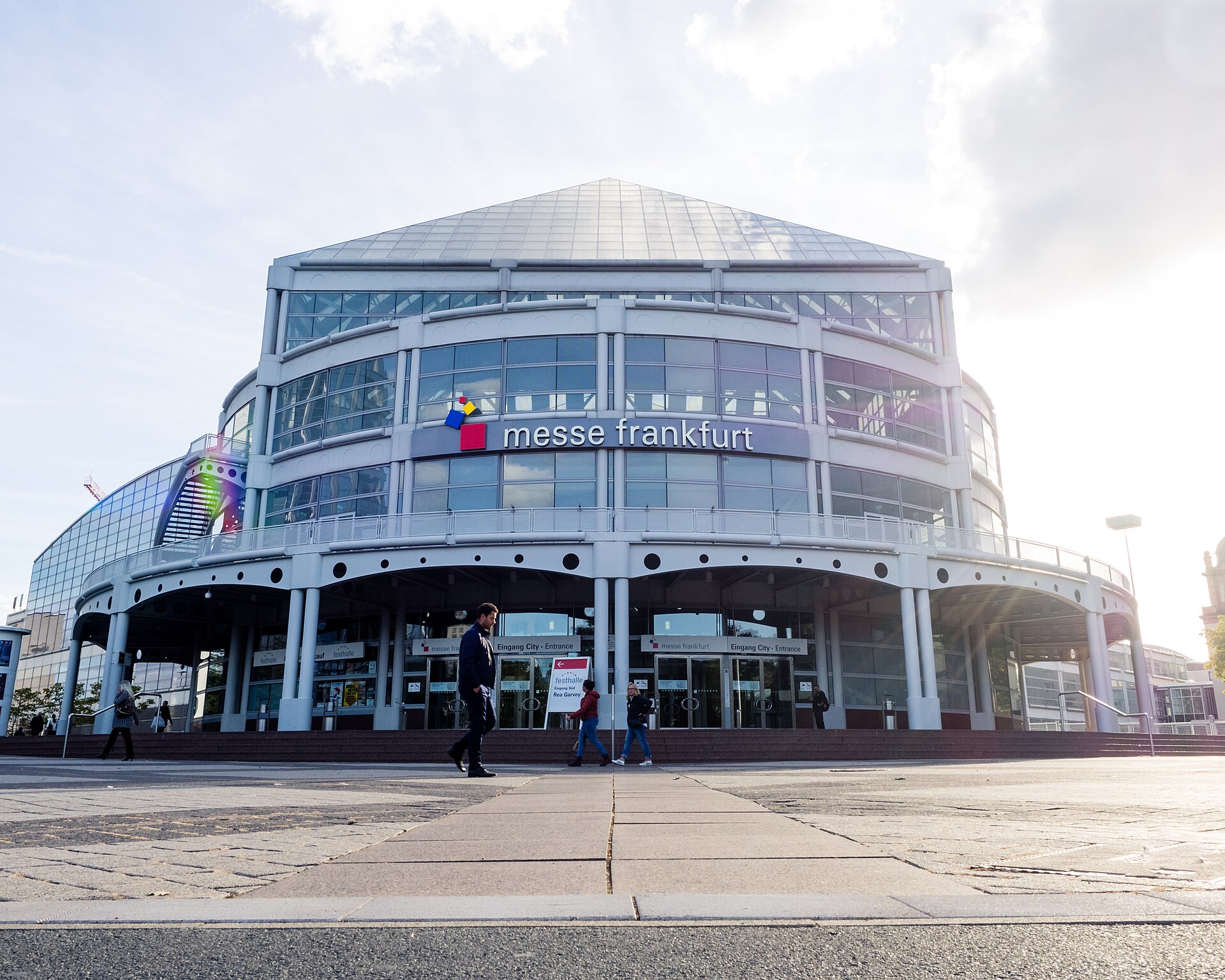Entrance area at Messe Frankfurt